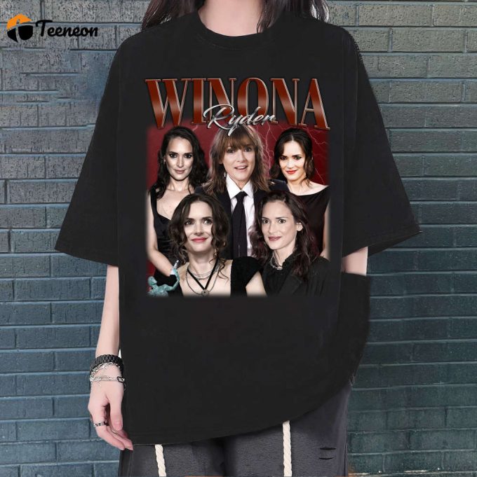 Winona Ryder Shirt, Winona Ryder Shirt, Winona Ryder Tees, Comfort Color Shirt, Trendy Shirt, Retro Shirt, Style T-Shirt 1