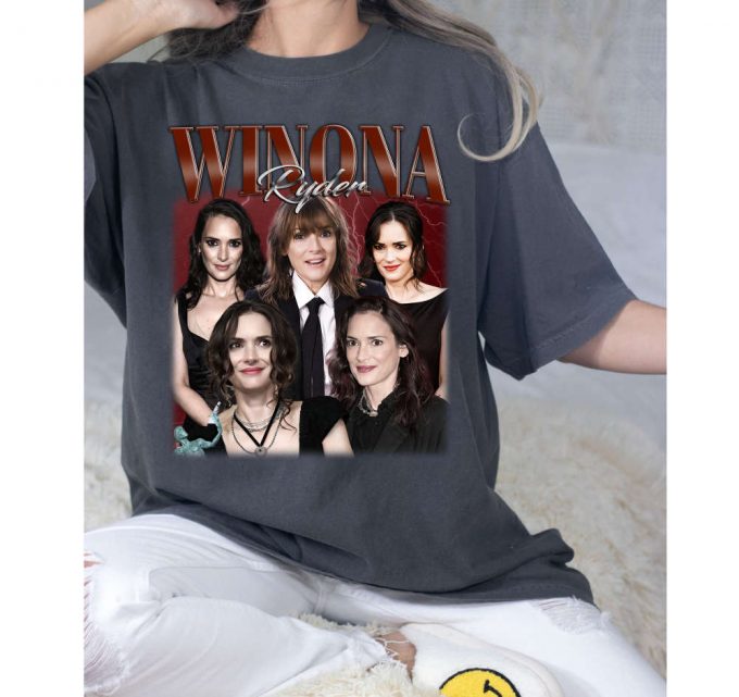 Winona Ryder Shirt, Winona Ryder Shirt, Winona Ryder Tees, Comfort Color Shirt, Trendy Shirt, Retro Shirt, Style T-Shirt 3