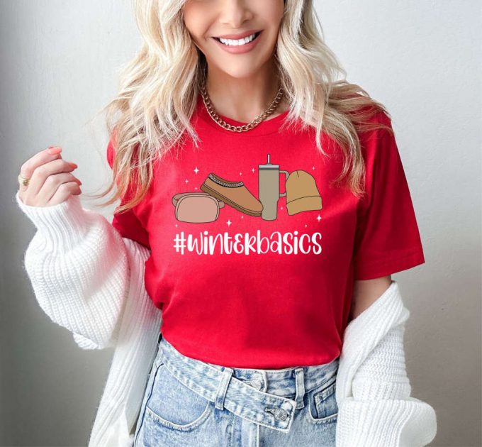 Stay Cozy This Winter With Our Holiday Vibes T-Shirt - Perfect Vacation &Amp; Christmas Gift For Her! Embrace The Festive Season With Our Valentine &Amp; Santa Xmas Shirt 2