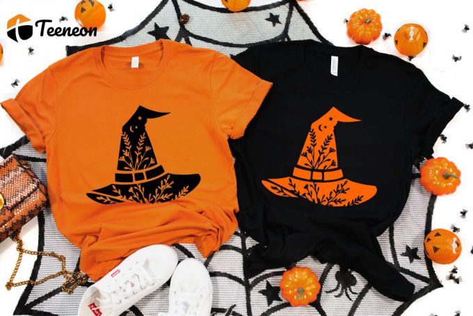 Witch Hat Shirt, Witch Shirt, Halloween Shirt, Halloween Girls Shirt, Halloween Party Shirt, Halloween Squad Shirt, Witches Shirt, Witch Tee 1