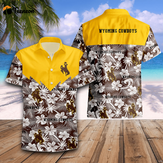 Wyoming Cowboys Hawaii Shirt, Best Gift For Men And Women 1