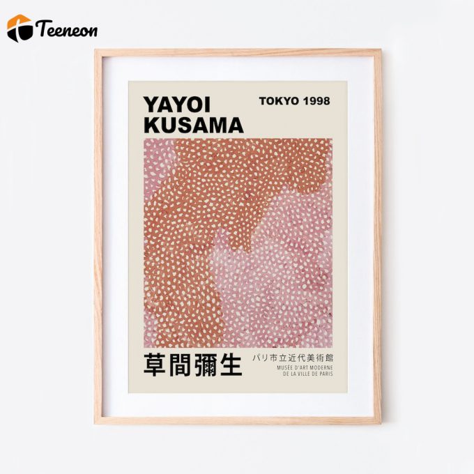 Yayoi Kusama Poster For Home Decor Gift, Red Nets