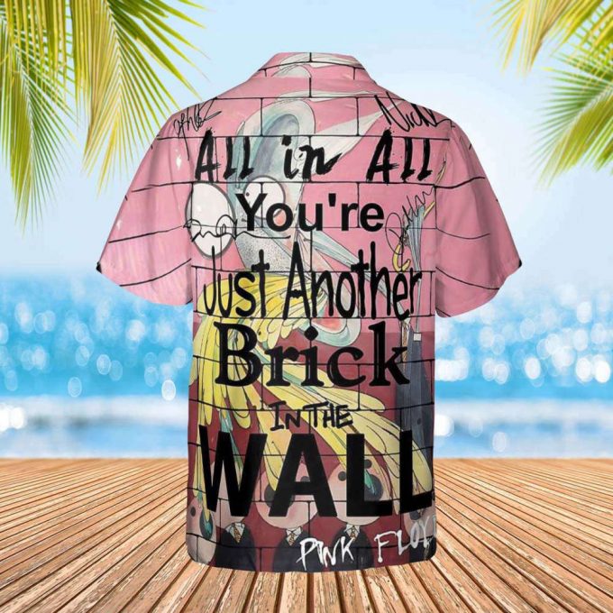 You Are Just Another Brick In The Wall Signature Hawaiian Pink Floyd Shirt Gift For Men Women 3
