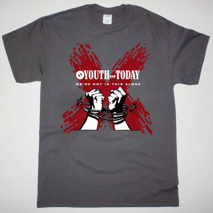 Youth Of Today T-Shirt: Punk Rock Music Shirt - Not In This Alone 6