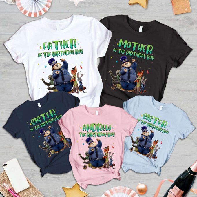 Zootopia Birthday Shirt Judy Hopps Matching Family Party Gift 2