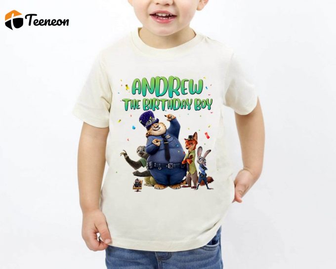 Zootopia Birthday Shirt Judy Hopps Matching Family Party Gift 1