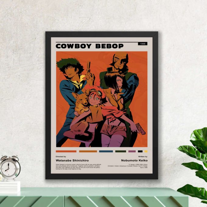 1998 Cowboy Bebop Digital Print, Vintage Movie, Film Poster For Home Decor Gift 2