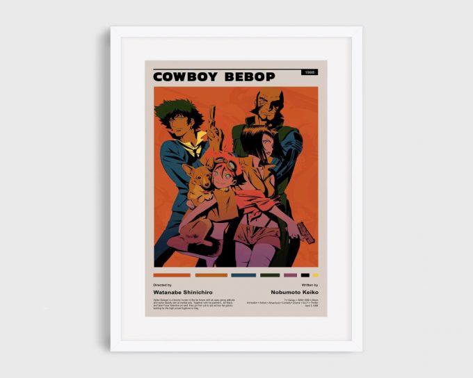 1998 Cowboy Bebop Digital Print, Vintage Movie, Film Poster For Home Decor Gift 3