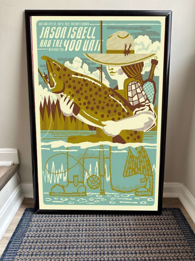 2023 Jason Isbell And The 400 Unit Dillon, Co Tour Poster For Home Decor Gift 2