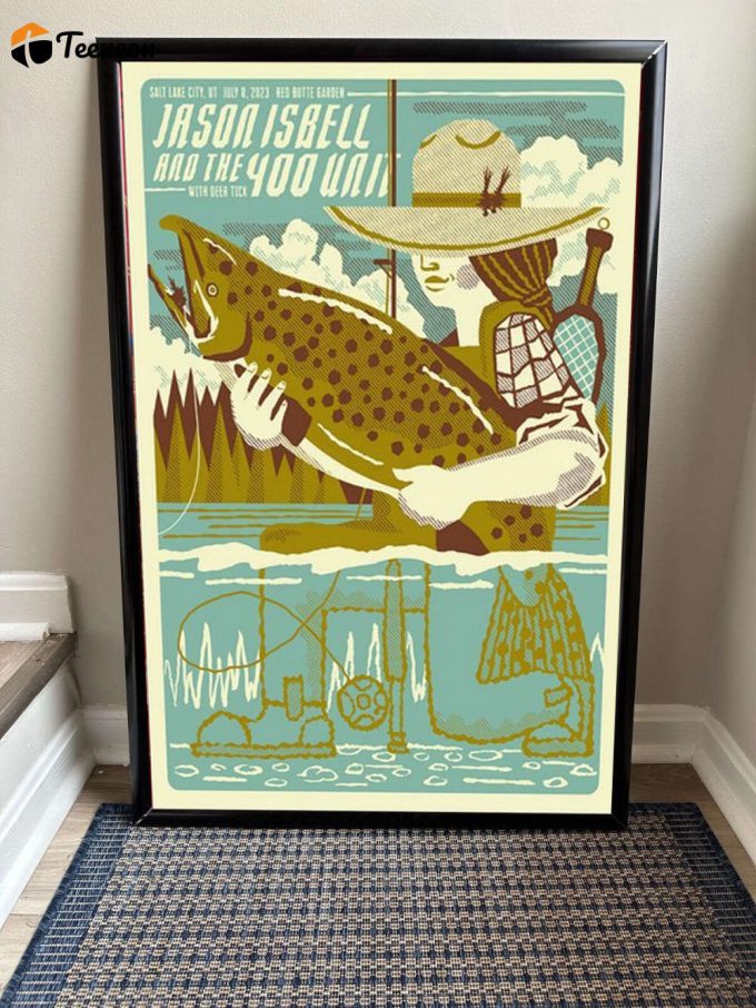 2023 Jason Isbell And The 400 Unit Dillon, Co Tour Poster For Home Decor Gift 1