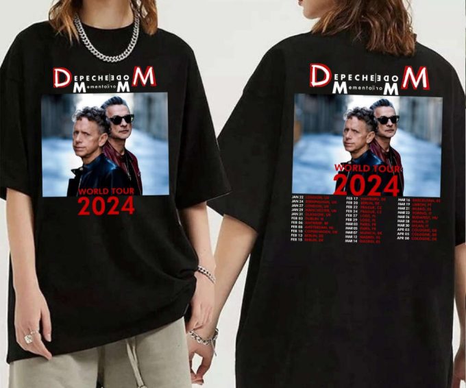 2024 Depeche Mode Memento Mori World Tour Tee - Rock Shirt 2
