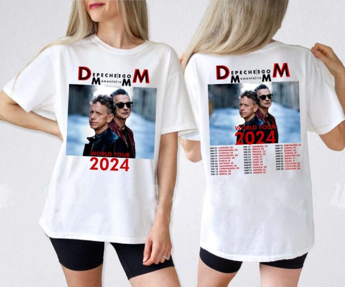 2024 Depeche Mode Memento Mori World Tour Tee - Rock Shirt 3