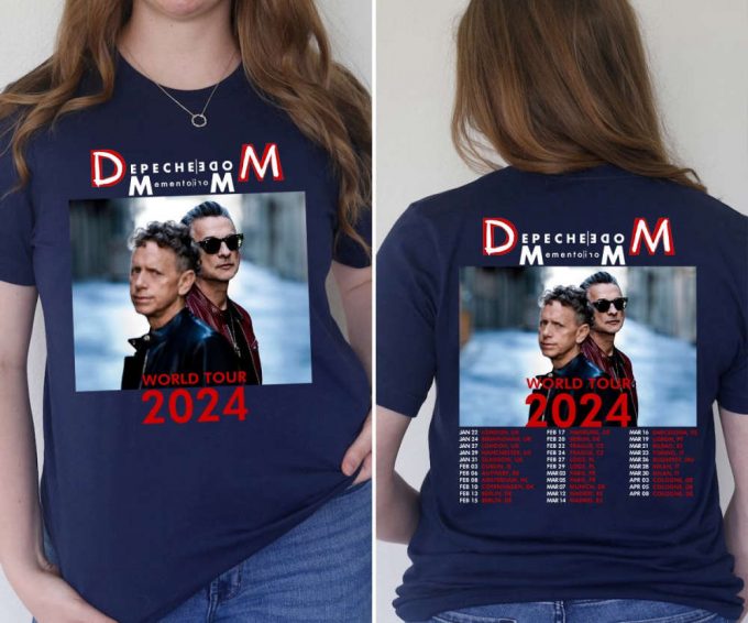 2024 Depeche Mode Memento Mori World Tour Tee - Rock Shirt 5