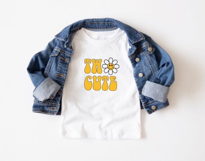 Adorable 2Nd Birthday Shirt Two Cute Boy Girl Toddler T-Shirt 3