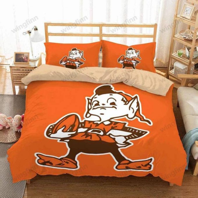 Cleveland Browns 3D Customize Bedding Set Gift For Fans - Perfect Gift For Fans! 1