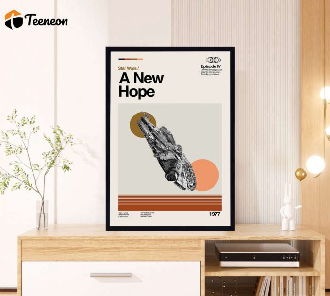 A New Hope Movie - Star Wars Poster For Home Decor Gift - Retro Movie Poster For Home Decor Gift - Minimalist Art - Vintage Poster For Home Decor Gift - Modern Art - Wall Decor - Home Decor 1