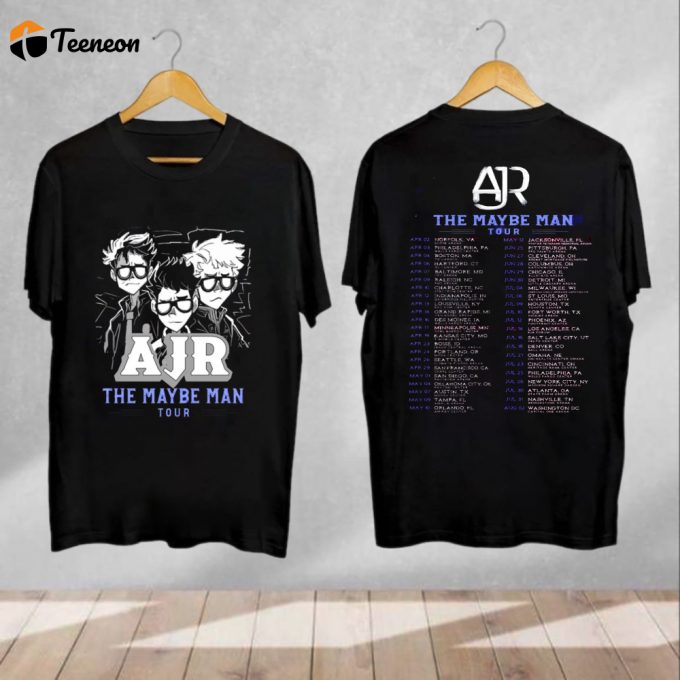 Ajr Band Fan Shirt The Maybe Man 2024 Tour Merch &Amp;Amp; Gifts 1
