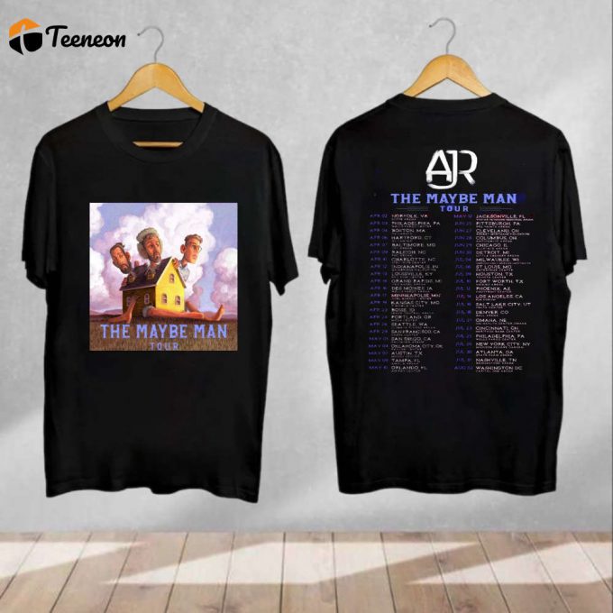 Official Ajr Band Shirt: The Maybe Man Tour 2024 Fan Gift Merch 1