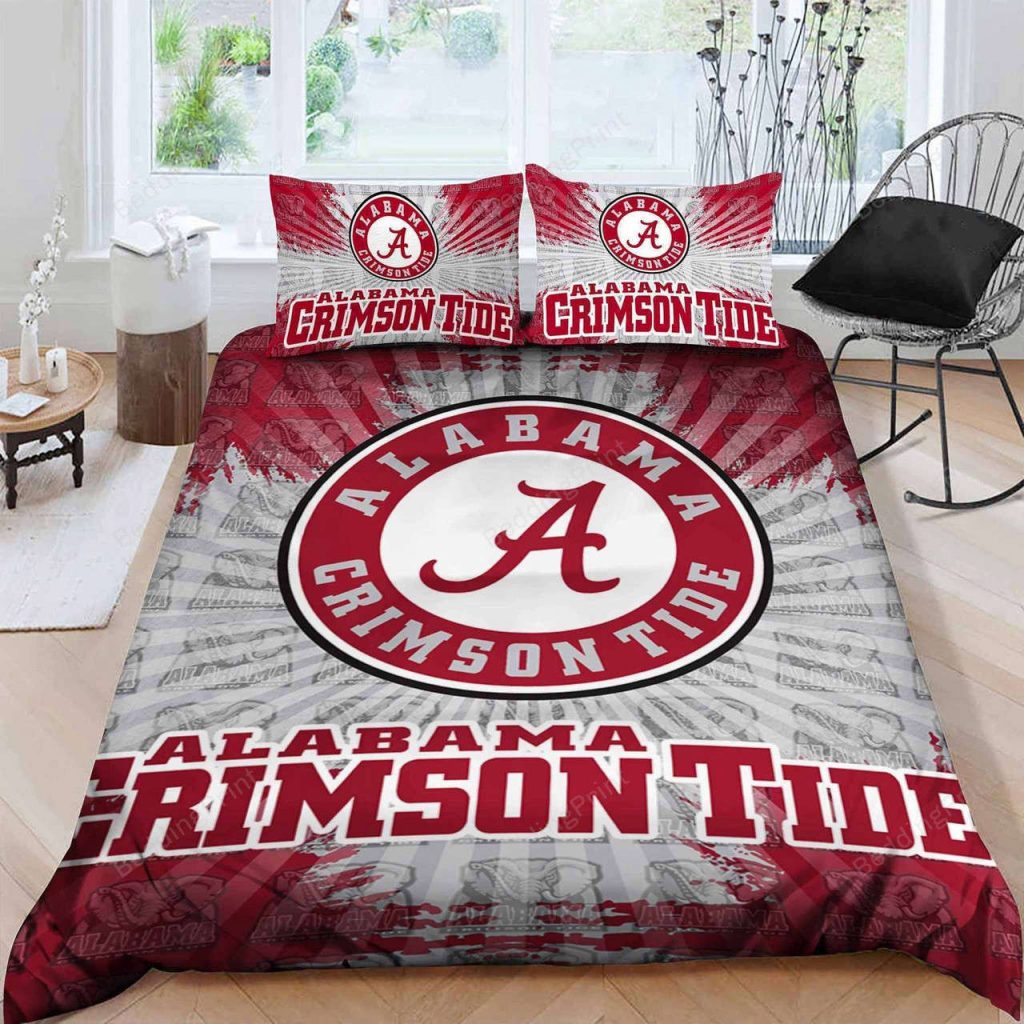 Alabama Crimson Tide Bedding Set Gift For Fans Gift - Perfect For Fans V1 2