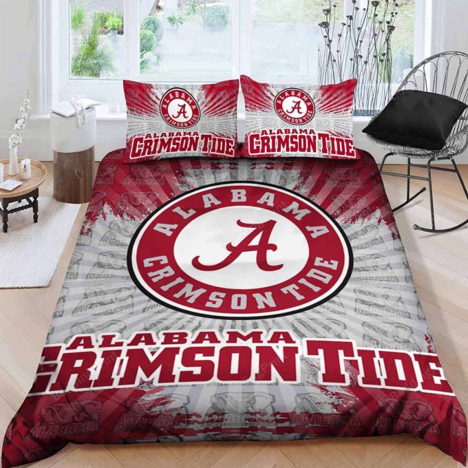 Alabama Crimson Tide Bedding Set Gift For Fans Gift - Perfect For Fans V1 1