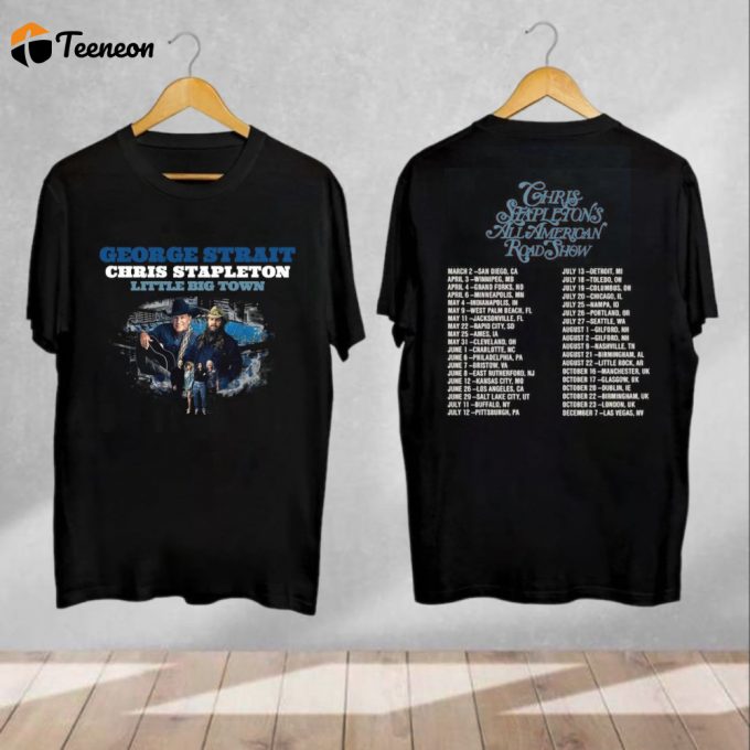 Chris Stapleton All American Road Show Shirt - 2024 Tour Merch &Amp;Amp; Fan Gift 1