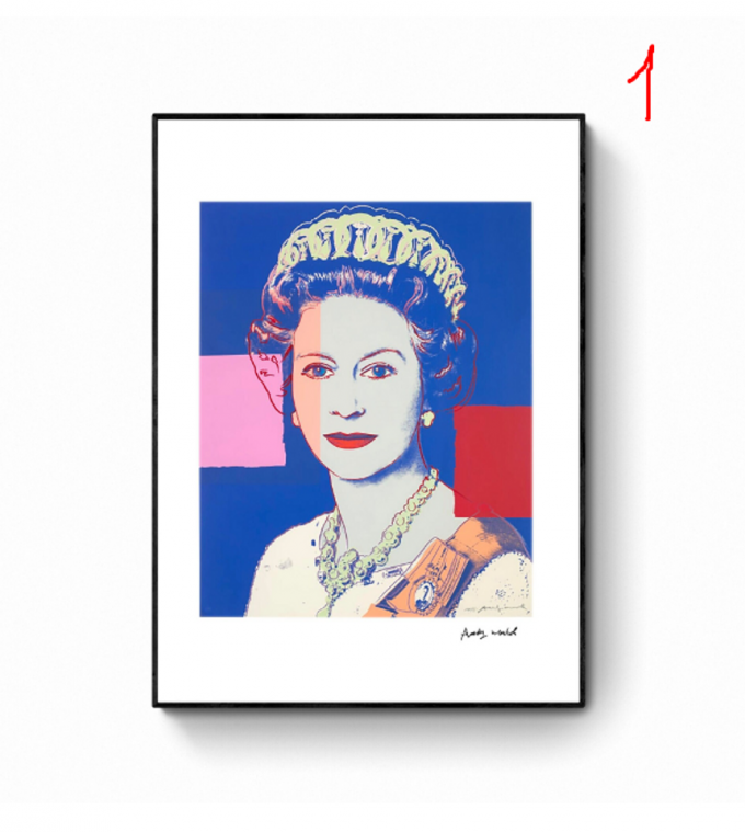 Andy Warhol - Queen Elizabeth Ii Poster For Home Decor Gift 4