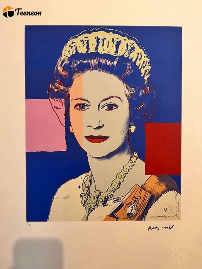 Andy Warhol - Queen Elizabeth Ii Poster For Home Decor Gift 1