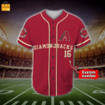 Arizona Diamondbacks Mascots MLB Baseball Jersey