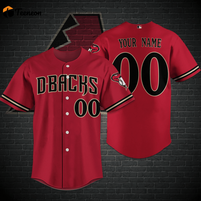 Arizona Diamondbacks Mlb-Baseball Shirt Custom M-32339 1