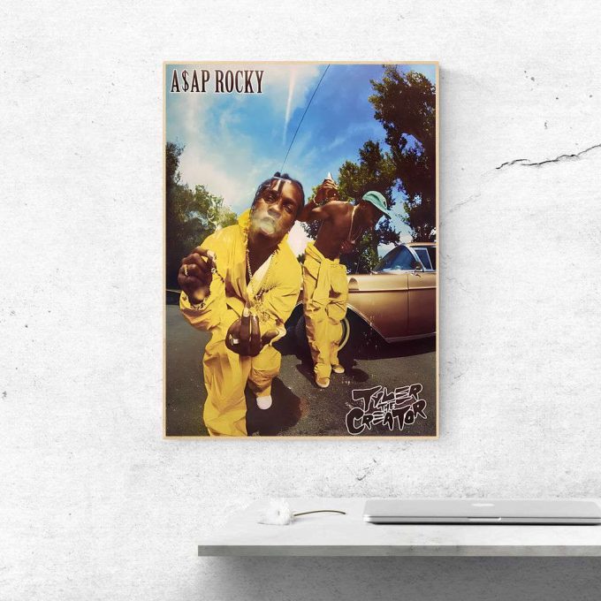 Asap Rocky And Tyler The Creator Poster For Home Decor Gift 2