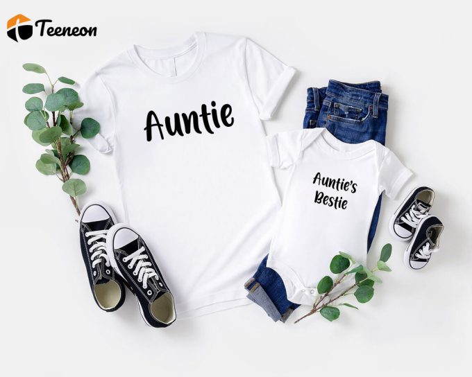 Aunt And Niece Nephew Shirts: Perfect Gifts For Auntie Bestie And Nephew - Shop Now! 1