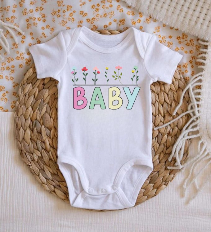 Celebrate With Style: Baby Birthday Shirt Flower Onesie Girl Bodysuits &Amp; More! 2