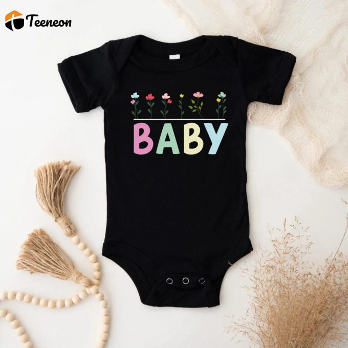 Celebrate With Style: Baby Birthday Shirt Flower Onesie Girl Bodysuits &Amp;Amp; More! 1