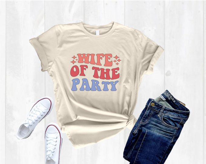 Bachelorette Party Shirts: Retro Wedding &Amp; 90S Vibes! Wife Bride Squad Bride Party Shirt 2