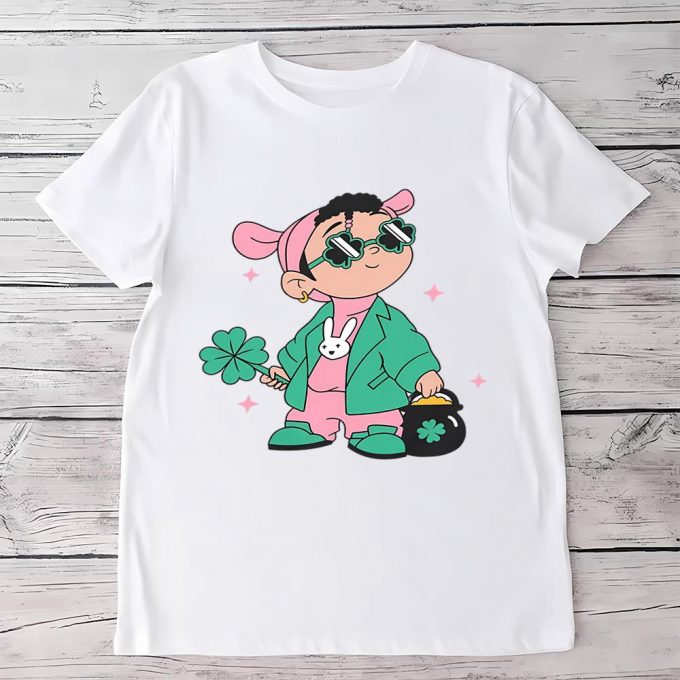 Bad Bunny St Patricks Day Cute T Shirt 2