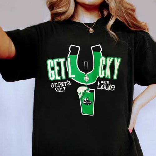 Bar Louie St. Pats 2017 Get Lucky with Louie T Shirt