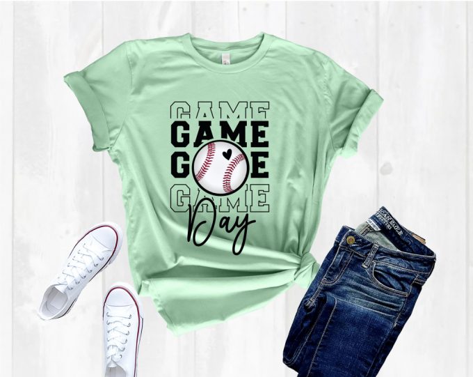 Play Ball With Our Baseball Shirt Collection: Team Player Number Game Day School And Mom-Dad Shirts! 2