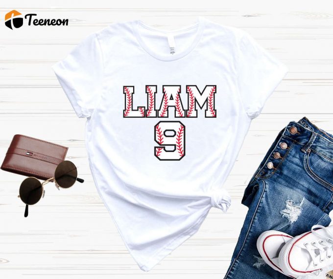 Get Game-Ready With Custom Baseball Team Shirts: Player Name Game Day School Team Mom Dad 1