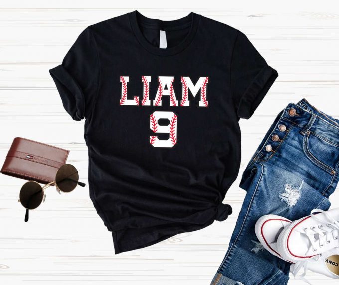 Get Game-Ready With Custom Baseball Team Shirts: Player Name Game Day School Team Mom Dad 2