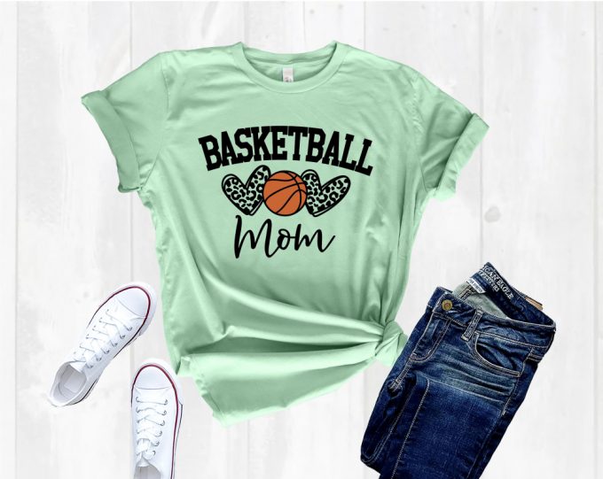Score Big With Our Basketball Mom Shirt - Game Day Fan Lover Tee &Amp; More! 2