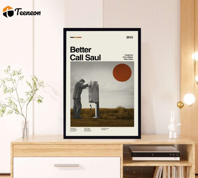 Better Call Saul Poster For Home Decor Gift - Peter Gould Movie - Retro Movie Poster For Home Decor Gift - Minimalist Art - Vintage Poster For Home Decor Gift - Modern Art - Wall Decor - Home Decor 1