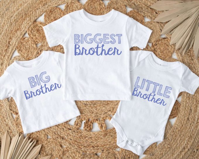 Siblings Shirt: Big Sister Little Brother Big Bro Lil Sis Matching Shirts 2