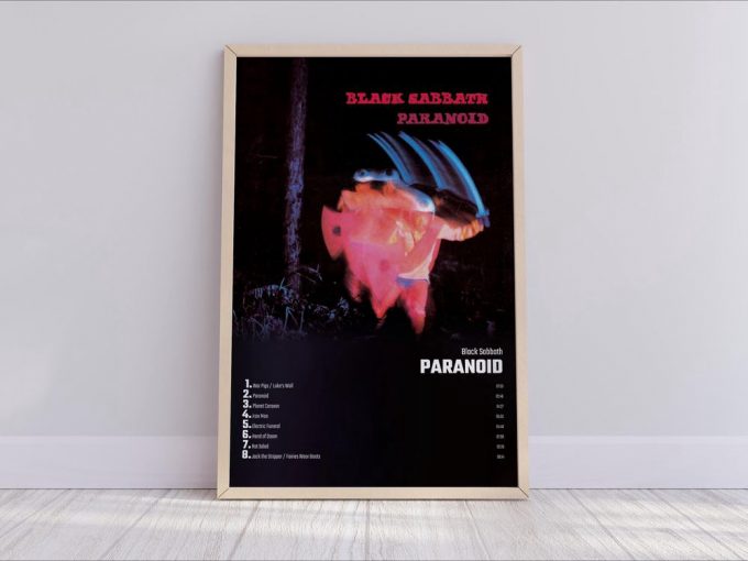 Black Sabbath - Paranoid Album Cover Poster For Home Decor Gift 2