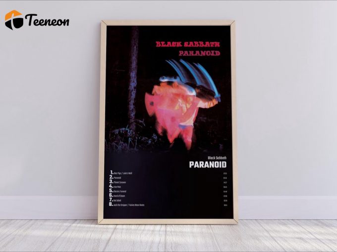 Black Sabbath - Paranoid Album Cover Poster For Home Decor Gift 1