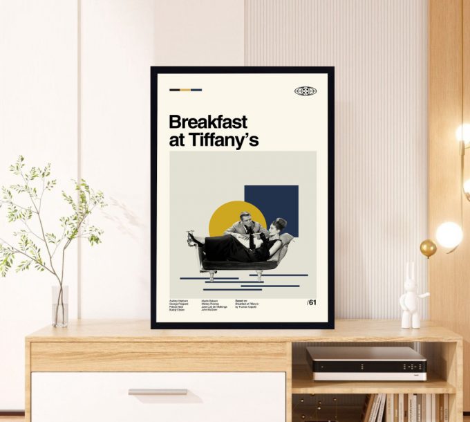 Breakfast At Tiffany Poster For Home Decor Gift - Retro Movie Poster For Home Decor Gift - Minimalist Art - Vintage Poster For Home Decor Gift - Modern Art - Wall Decor - Home Decor 3