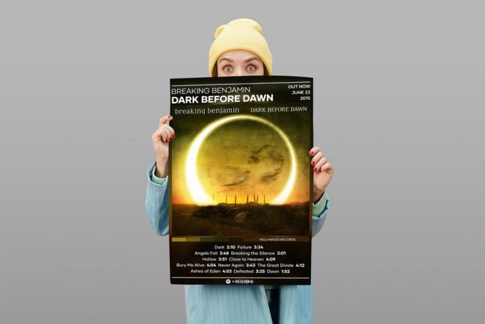 Breaking Benjamin Poster For Home Decor Gift | Dark Before Dawn Poster For Home Decor Gift 3
