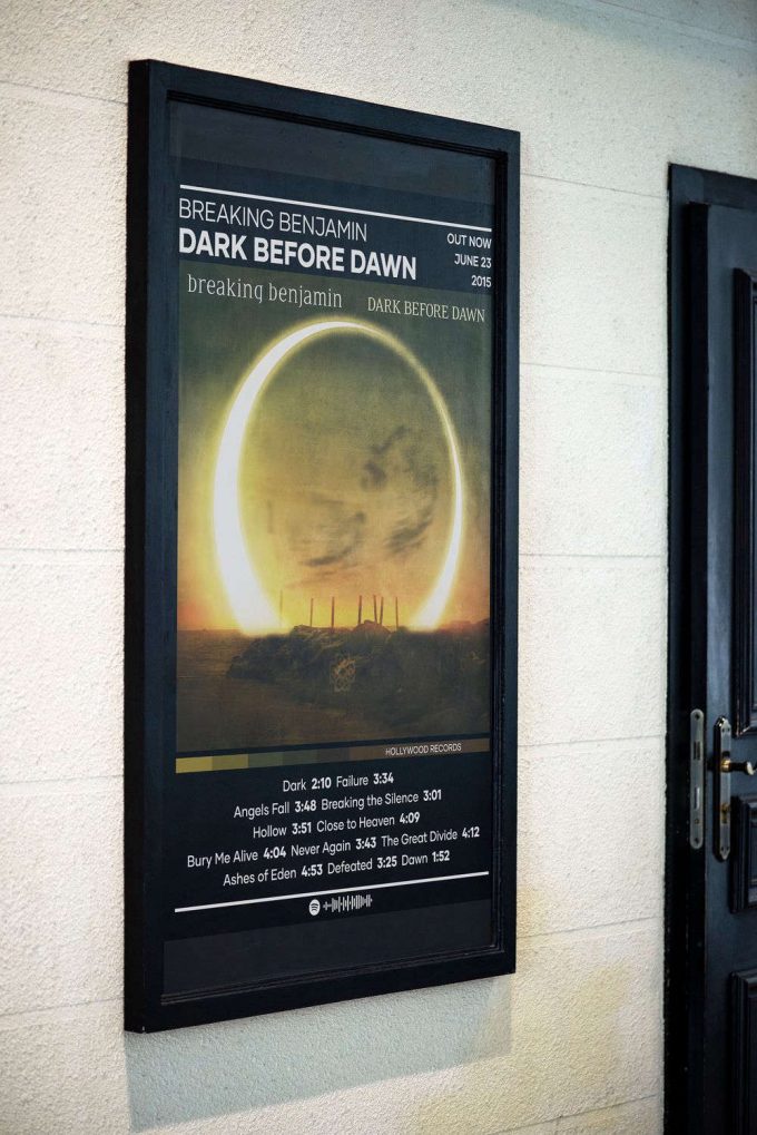 Breaking Benjamin Poster For Home Decor Gift | Dark Before Dawn Poster For Home Decor Gift 4