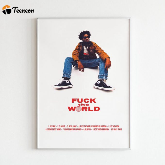 Brent Faiyaz &Amp;Quot;F=Ck The World&Amp;Quot; Album Poster For Home Decor Gift 1