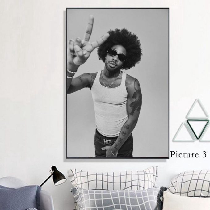 Brent Faiyaz Poster For Home Decor Gift Wall Art Painting For Living Room 3