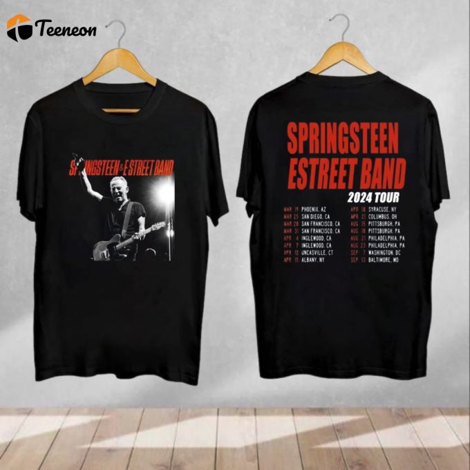 2024 Bruce Springsteen &Amp;Amp; E Street Tour Shirt: Official Merchandise For Bruce Springsteen &Amp;Amp; E Street Band Tour 1